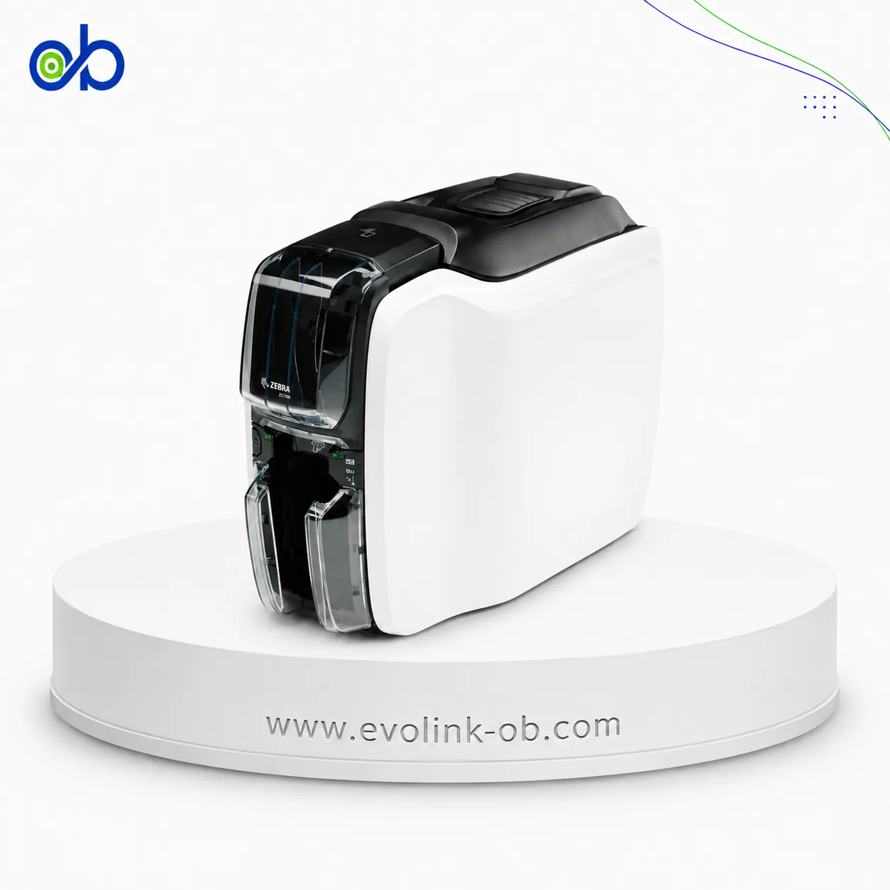 تفاصيل Zebra ZC-100 طابعة بطاقات بلاستيكية – الصورة 3