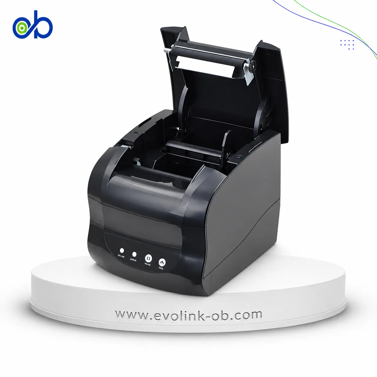 تفاصيل طابعة فواتير وملصقات حرارية Xprinter XP-365B ( 80mm - USB&LAN ) – الصورة 3