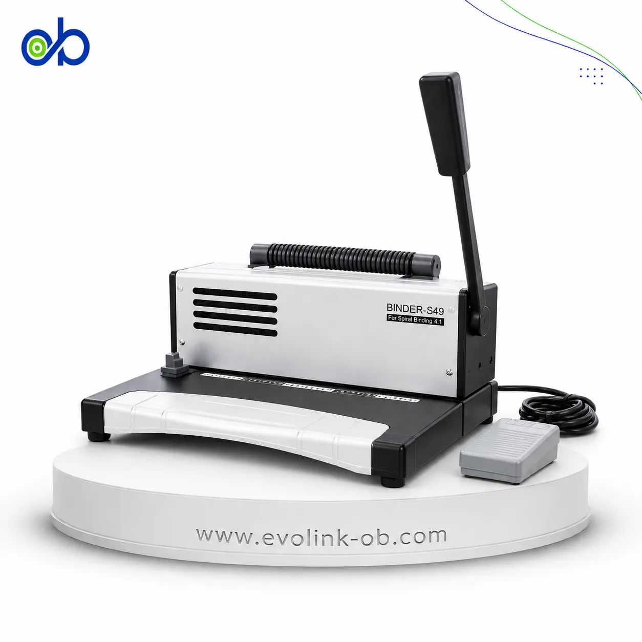 ⁦Bright Office S49A Industrial Electric Punching Machine⁩