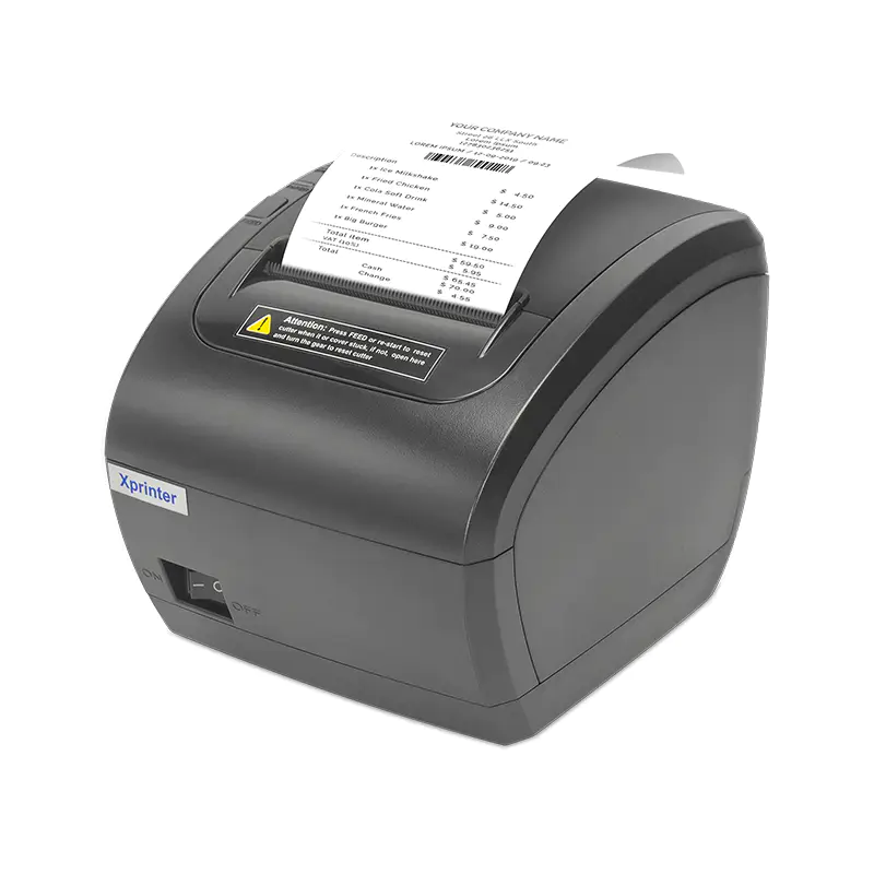 ⁨طابعة فواتير حرارية Xprinter XP-Q838L - 80mm⁩ - ⁨USB + LAN⁩