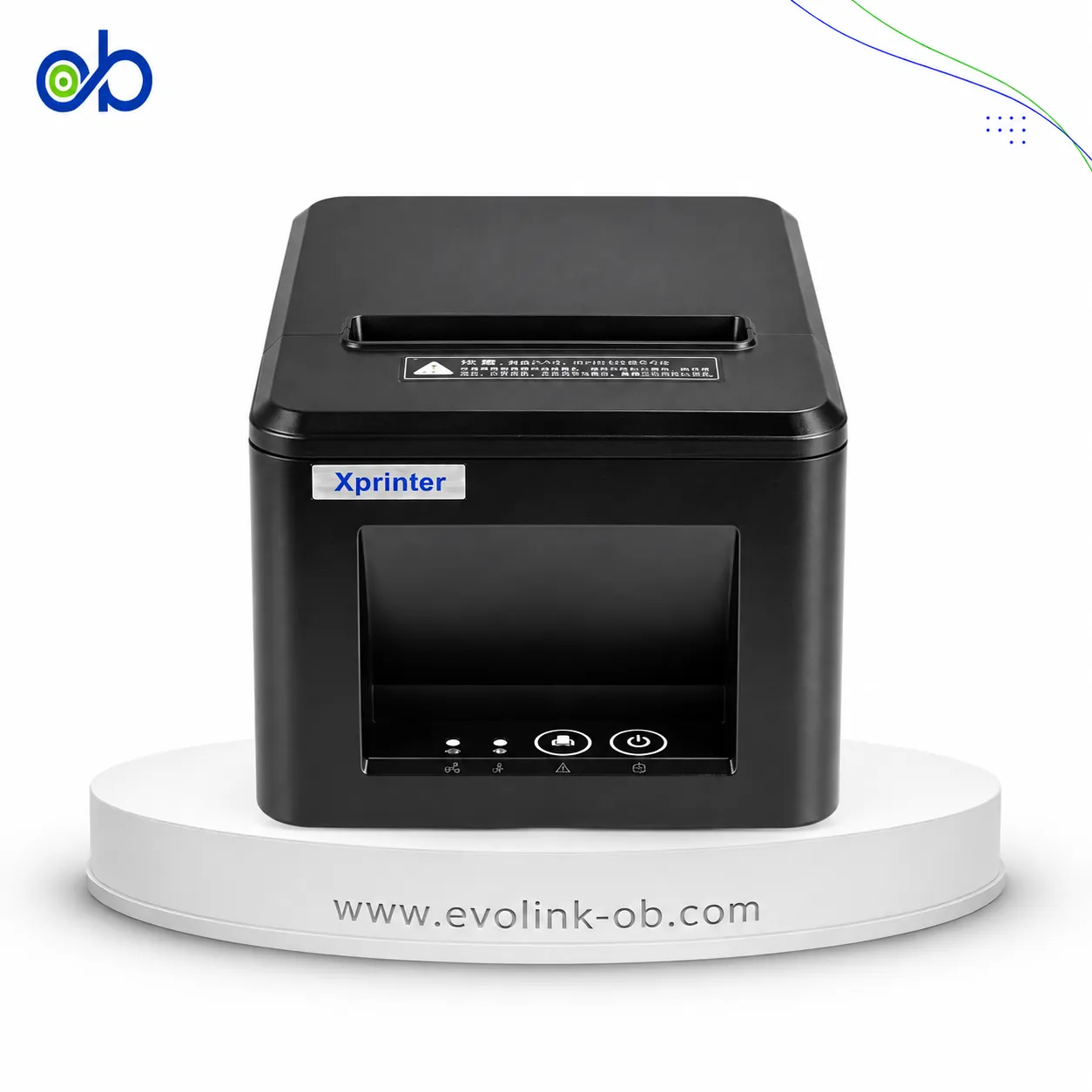 طابعة فواتير حرارية ⁦Xprinter Q80A⁩ ( ⁦80mm - USB&Wifi⁩ )