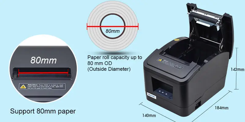 Thermal Printer Xprinter XP-V330N details – image 5