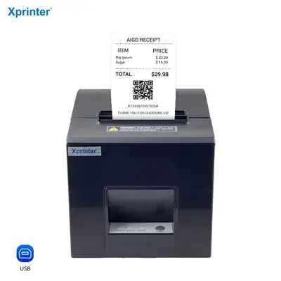 تفاصيل طابعة فواتير حرارية Xprinter XP-E200M – الصورة 4