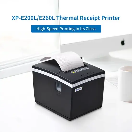 تفاصيل طابعة فواتير حرارية Xprinter XP-E260L – الصورة 6
