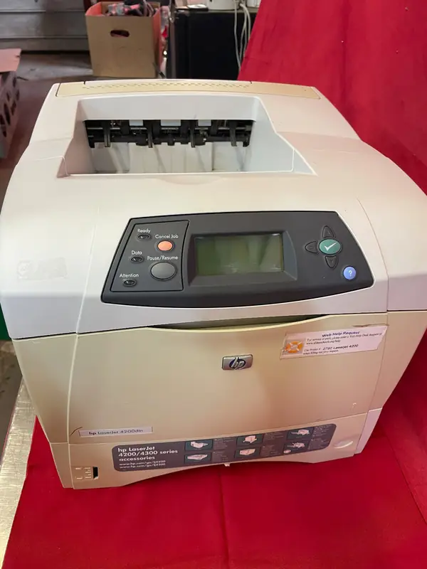 HP 4200dtnsL Monochrome Laser Printer details – image 3