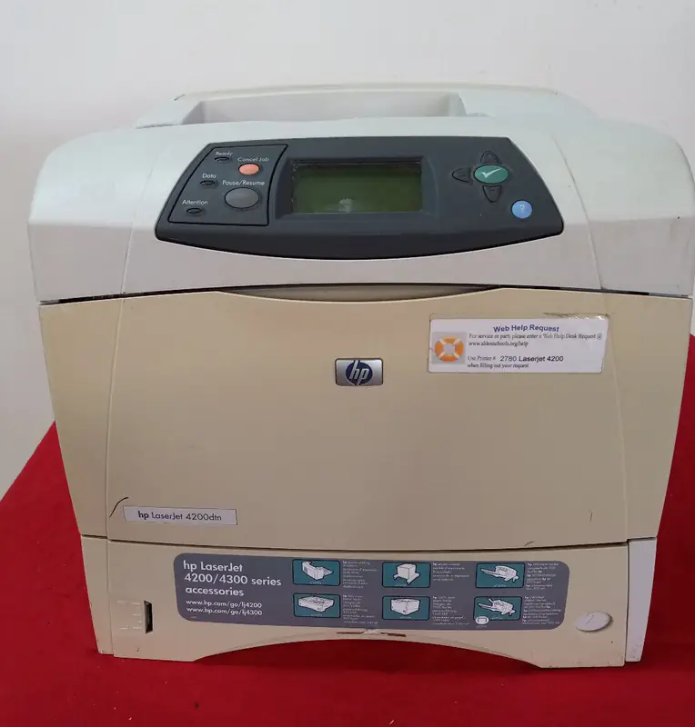 HP 4200dtnsL Monochrome Laser Printer details – image 4