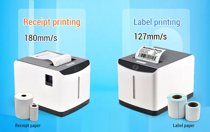 Additional view of Xprinter XP-Q371U 3-inch Thermal Label Printer