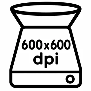 ⁦Up to 600 × 600 dpi⁩